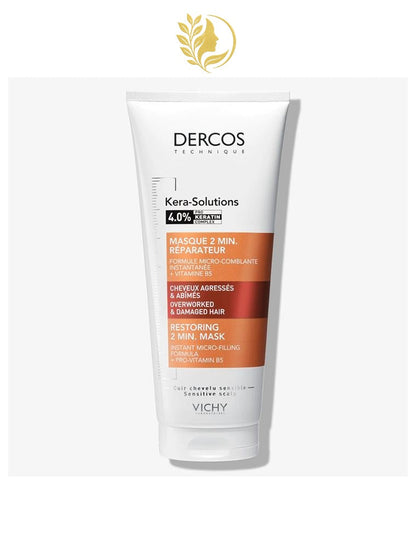 DERCOS TECHNIQUE KERA-SOLUTIONS MASQUE 2MIN. RÉPARATEUR - 200 ML -