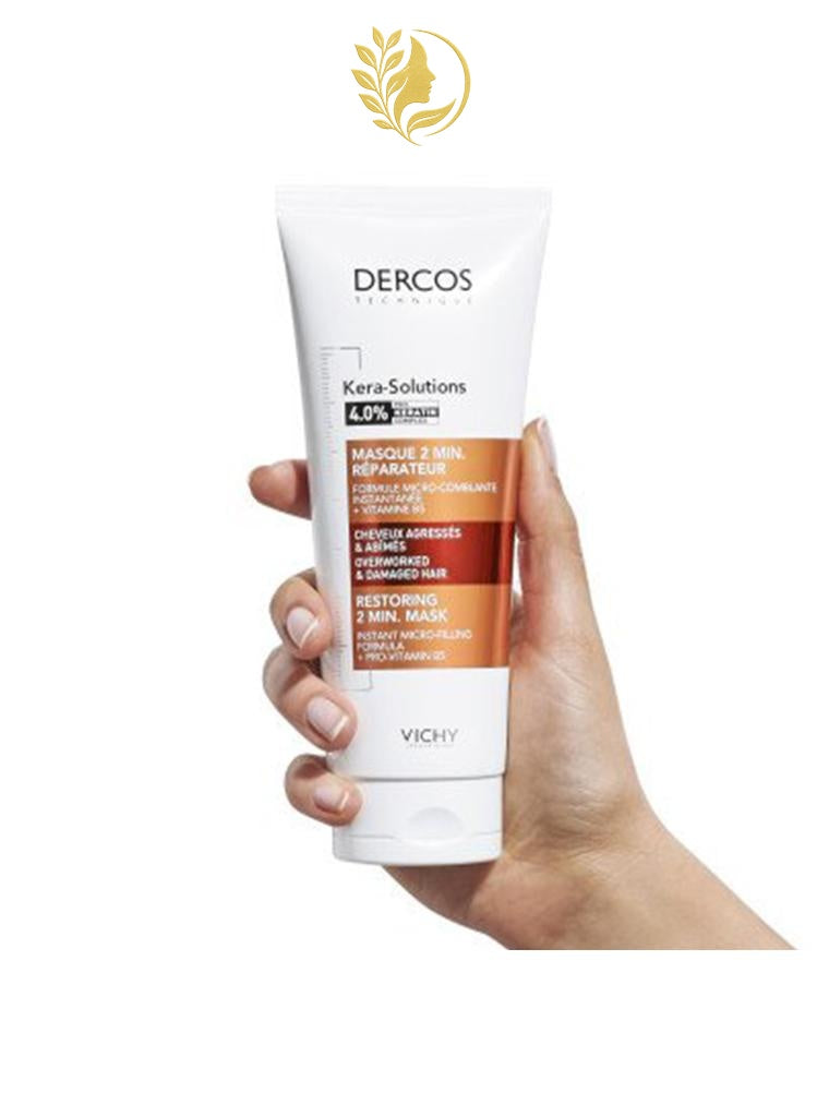 DERCOS TECHNIQUE KERA-SOLUTIONS MASQUE 2MIN. RÉPARATEUR - 200 ML -