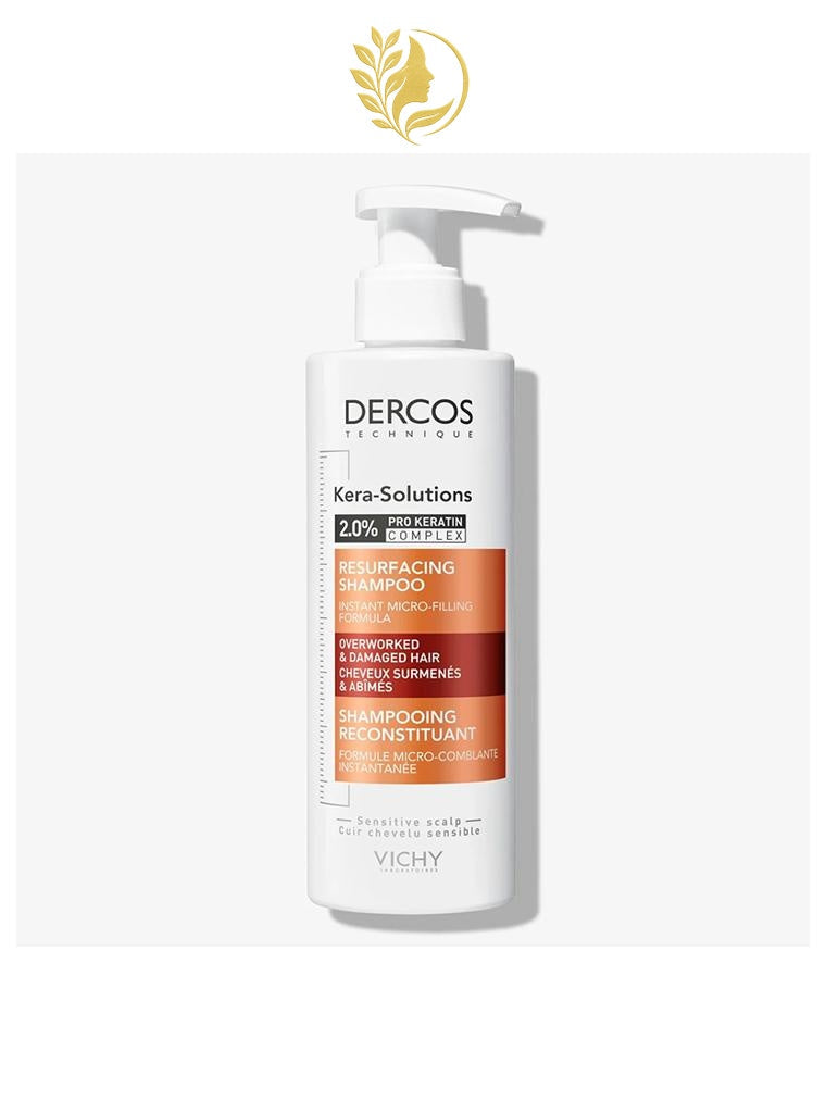 DERCOS TECHNIQUE KERA-SOLUTIONS SHAMPOOING RECONSTITUANT - 250 ML -