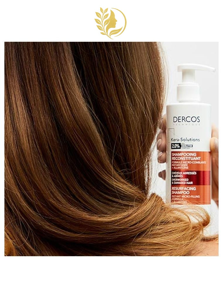 DERCOS TECHNIQUE KERA-SOLUTIONS SHAMPOOING RECONSTITUANT - 250 ML -