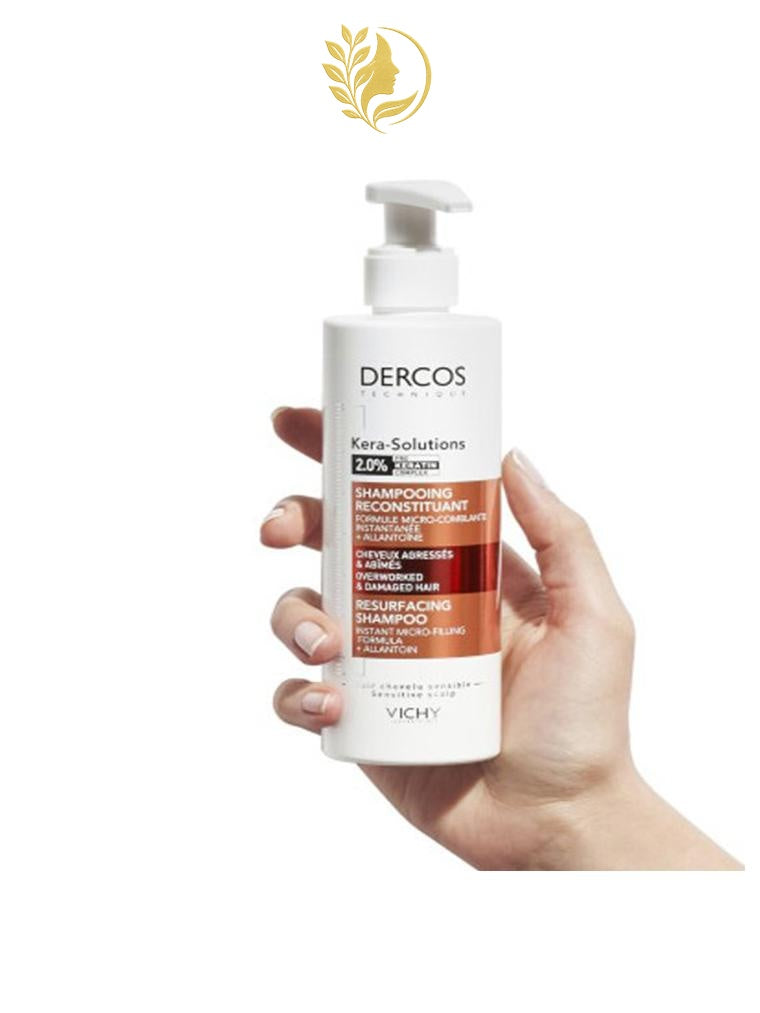 DERCOS TECHNIQUE KERA-SOLUTIONS SHAMPOOING RECONSTITUANT - 250 ML -