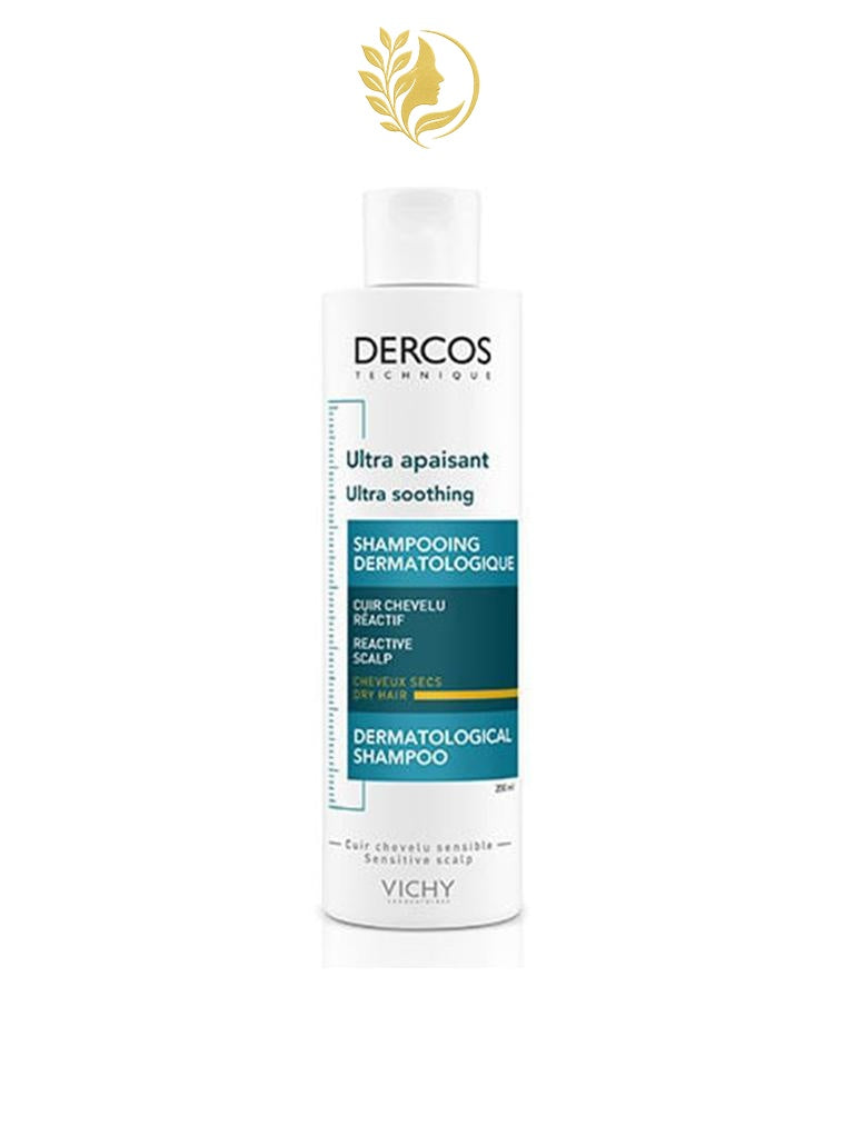 DERCOS TECHNIQUE ULTRA APAISANT- SHAMPOOING - CHEVEUX SECS - 200 ML-