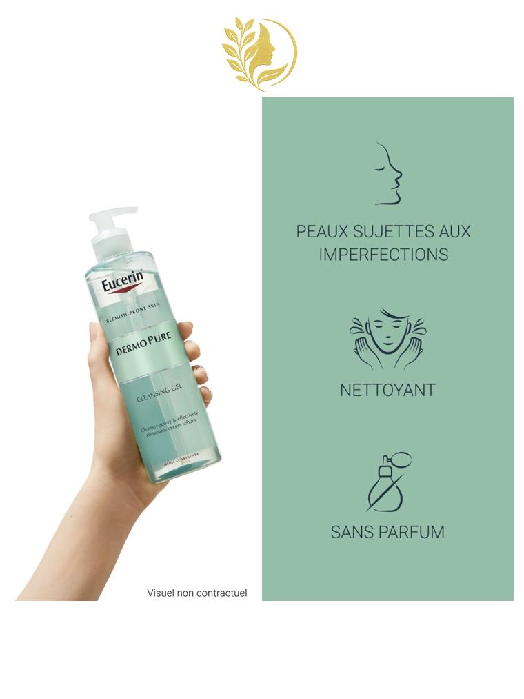 EUCERIN DERMOPURE GEL NETTOYANT - 200 ML -
