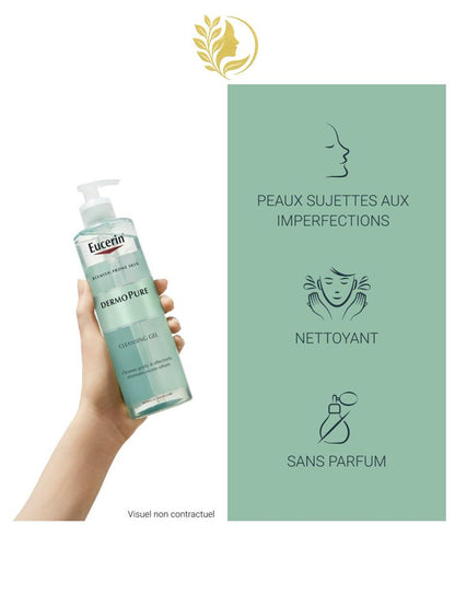 EUCERIN DERMOPURE GEL NETTOYANT - 200 ML -