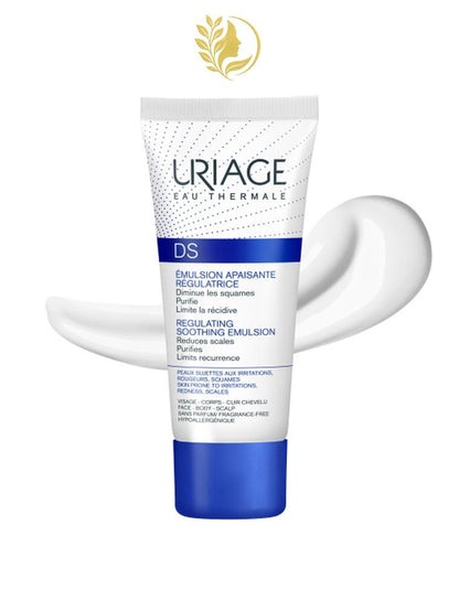 URIAGE DS - ÉMULSION APAISANTE RÉGULATRICE DIMINUTION DES SQUAMES ET ROUGEURS - 40 ML -