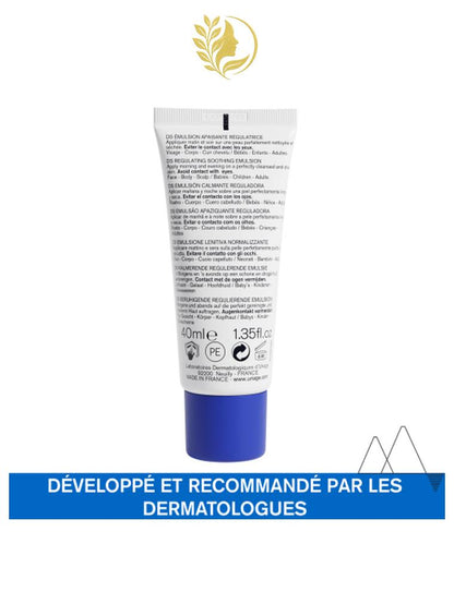 URIAGE DS - ÉMULSION APAISANTE RÉGULATRICE DIMINUTION DES SQUAMES ET ROUGEURS - 40 ML -