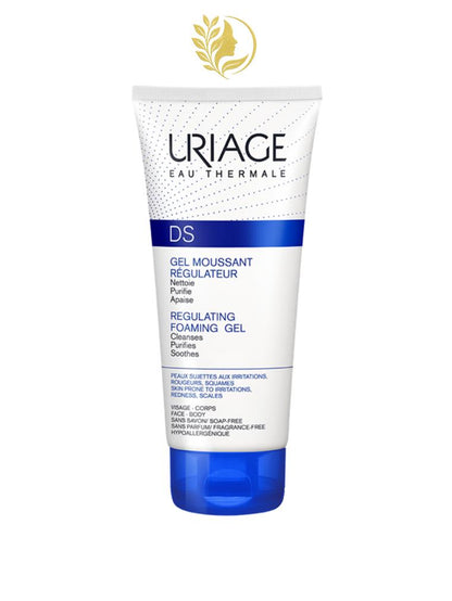 URIAGE DS - GEL MOUSSANT RÉGULATEUR NETTOIE, PURIFIE, APAISE - 150 ML -