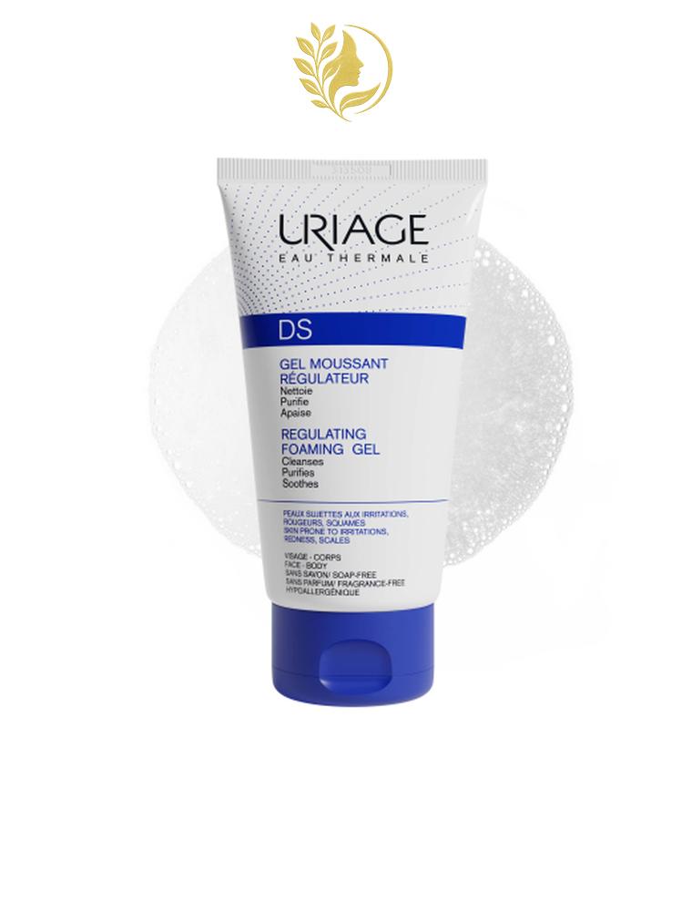 URIAGE DS - GEL MOUSSANT RÉGULATEUR NETTOIE, PURIFIE, APAISE - 150 ML -