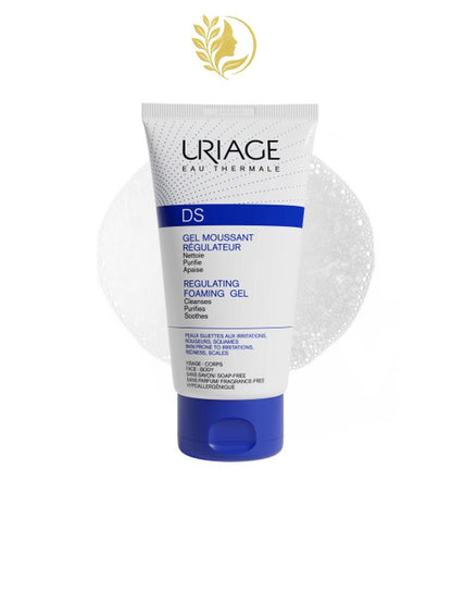 URIAGE DS - GEL MOUSSANT RÉGULATEUR NETTOIE, PURIFIE, APAISE - 150 ML -