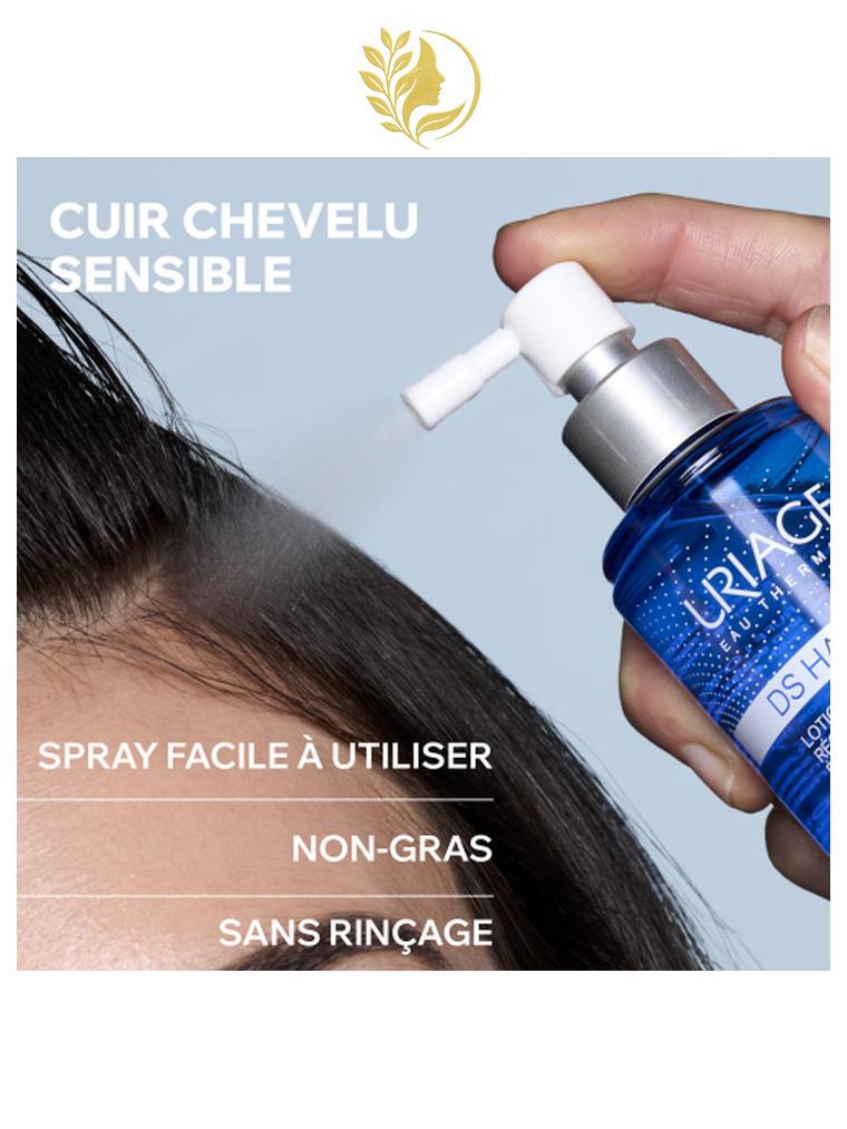 URIAGE DS HAIR - LOTION ANTIPELLICULAIRE RÉGULATRICE  CUIR CHEVELU APAISÉ ET PELLICULES ÉLIMINÉES - 100 ML -