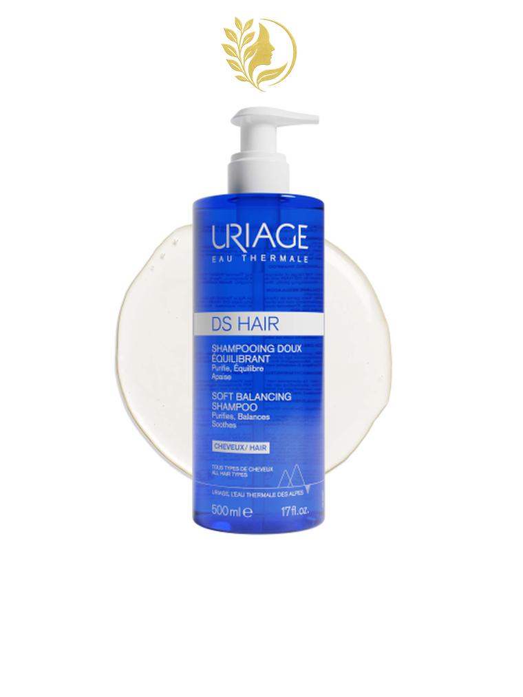 URIAGE DS HAIR - SHAMPOOING DOUX ÉQUILIBRANT  PURIFIE, ÉQUILIBRE, APAISE - 200 & 500 ML -