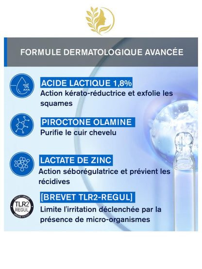 URIAGE DS HAIR - SHAMPOOING TRAITANT KÉRATORÉDUCTEUR  ÉLIMINE LES SQUAMES, DIMINUE LES ROUGEURS, APAISE LES DÉMANGEAISONS - 150 ML -