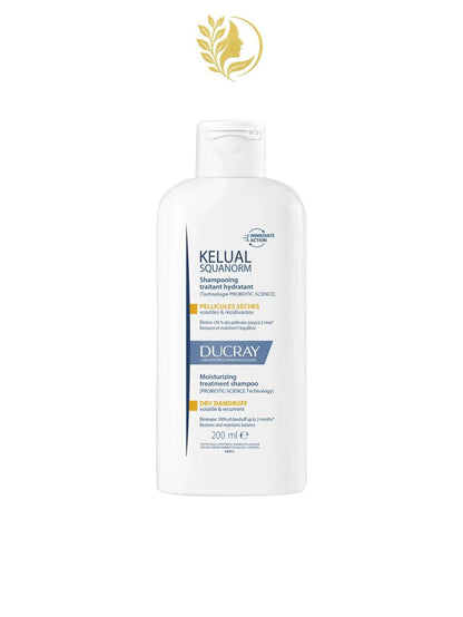 DUCRAY KELUAL SQUANORM SHAMPOOING TRAITANT HYDRATANT - PELLICULES SÈCHES - 200 ML -