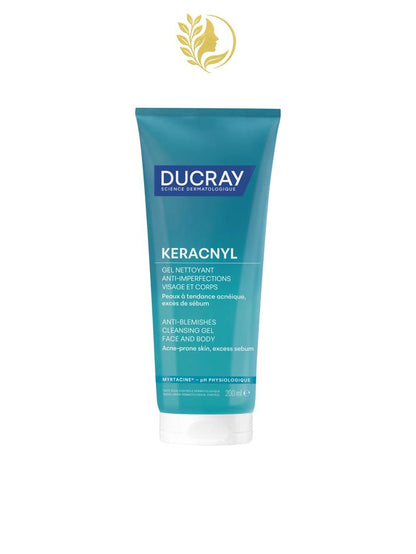 DUCRAY KERACNYL GEL NETTOYANT ANTI-IMPERFECTIONS VISAGE ET CORPS - 200 ML -