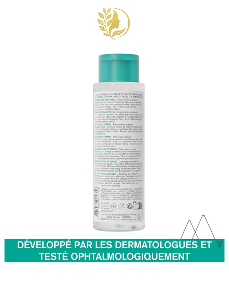 URIAGE EAU MICELLAIRE THERMALE – PEAUX MIXTES À GRASSES  DÉMAQUILLE, NETTOIE, PURIFIE - 250 ML -