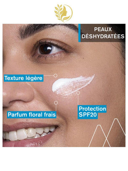 URIAGE EAU THERMALE - CRÈME D'EAU SPF20  HYDRATE, LISSE, ILLUMINE - 40 ML -