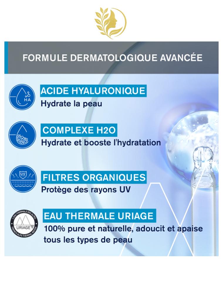 URIAGE EAU THERMALE - CRÈME D'EAU SPF20  HYDRATE, LISSE, ILLUMINE - 40 ML -