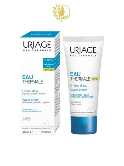 URIAGE EAU THERMALE - CRÈME D'EAU SPF20  HYDRATE, LISSE, ILLUMINE - 40 ML -