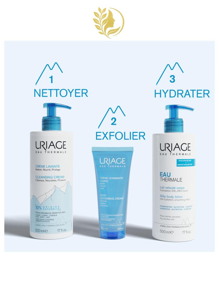 URIAGE EAU THERMALE - LAIT VELOUTÉ CORPS  HYDRATE, LISSE, CONFORT IMMÉDIAT - 200 & 500 ML -