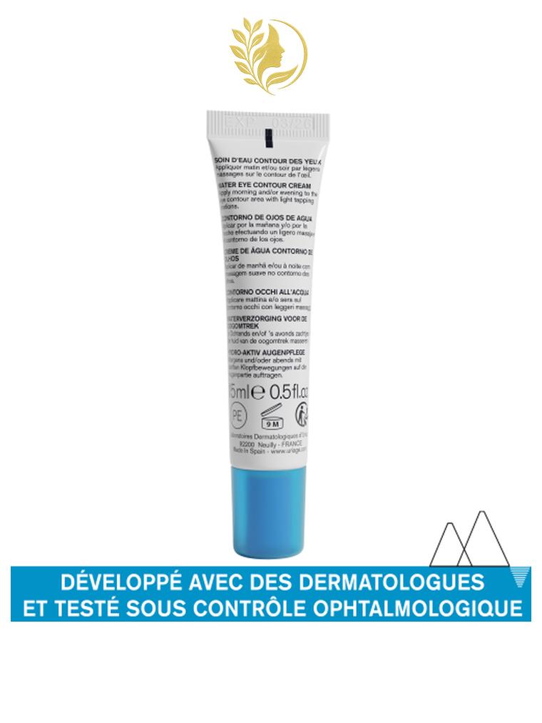 URIAGE EAU THERMALE - SOIN D'EAU CONTOUR DES YEUX  RIDULES, POCHES, CERNES - 15 ML -