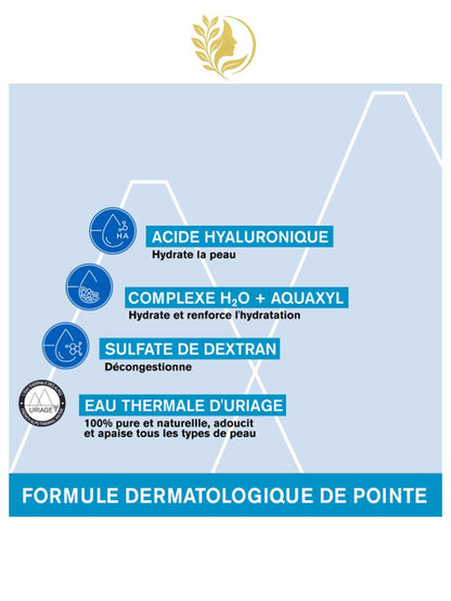 URIAGE EAU THERMALE - SOIN D'EAU CONTOUR DES YEUX  RIDULES, POCHES, CERNES - 15 ML -