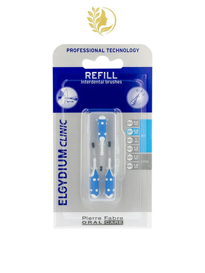 ELGYDIUM CLINIC REFILL BLUE (ISO 1) - BROSSETTE INTERDENTAIRE - 0,8 MM -