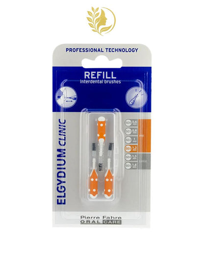 ELGYDIUM CLINIC REFILL ORANGE (ISO 3) - BROSSETTE INTERDENTAIRE - 1,2 MM -