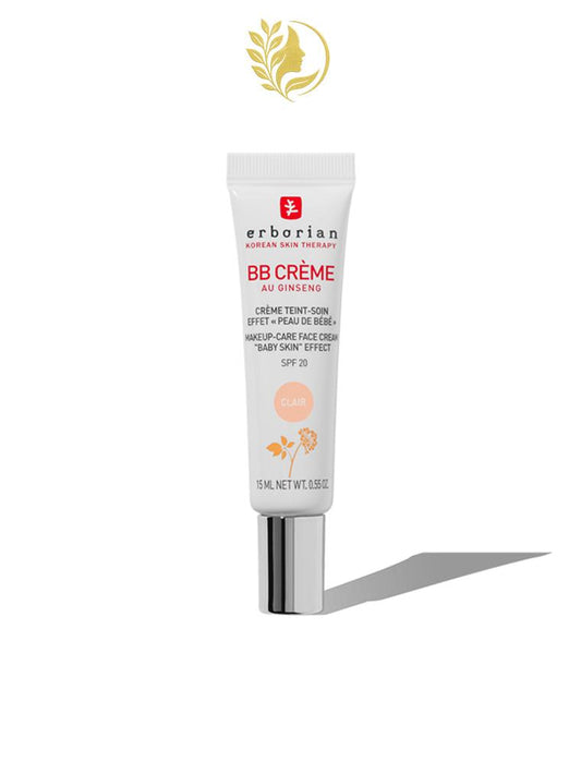 ERBORIAN BB CRÈME AU GINSENG CRÈME TEINT CLAIR SPF20 - 15 & 40 ML -