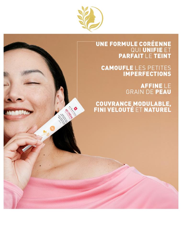 ERBORIAN BB CRÈME AU GINSENG CRÈME TEINT DORE SPF20 - 15 & 40 ML -