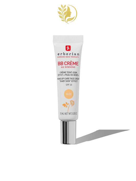 ERBORIAN BB CRÈME AU GINSENG CRÈME TEINT NUDE SPF20 - 15 & 40 ML -