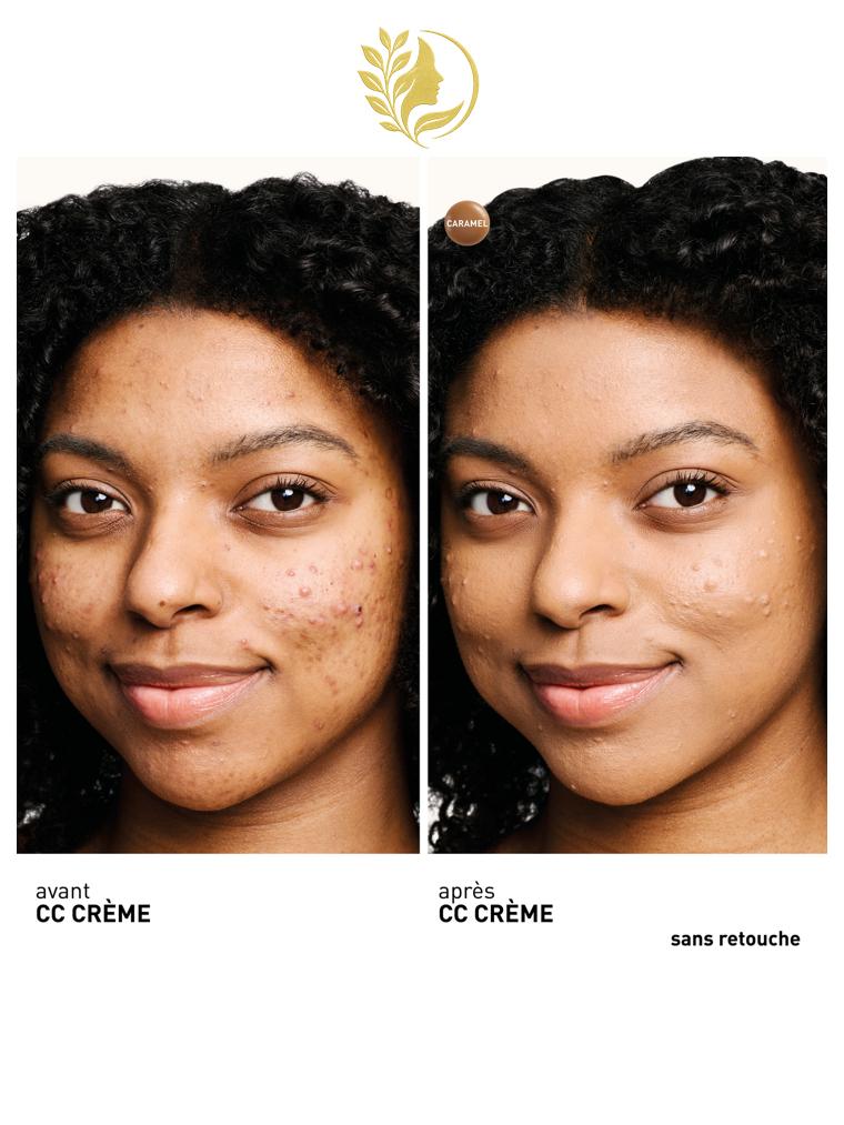 ERBORIAN CC CRÈME À LA CENTELLA ASIATICA SOIN CORRECTEUR TEINTÉ CARAMEL SPF 30 - 15 & 40 ML -
