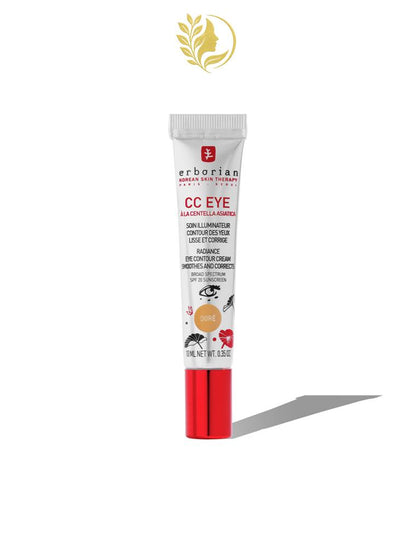 ERBORIAN CC EYE A LA CENTELLA DORE SOIN ILLUMINATEUR CONTOUR DES YEUX SPF20 - 10 ML -