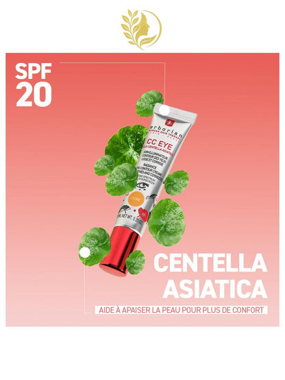ERBORIAN CC EYE A LA CENTELLA CLAIR SOIN ILLUMINATEUR CONTOUR DES YEUX SPF20 - 10 ML -