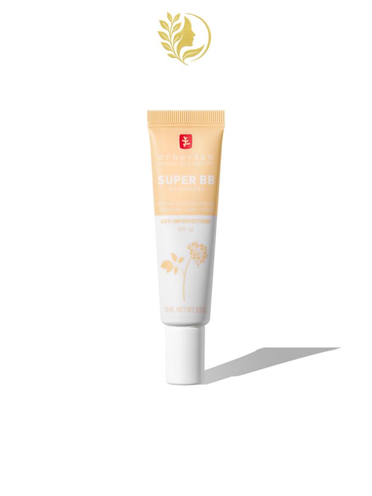 ERBORIAN SUPER BB CRÈME SOIN COUVRANTE SPF20 NUDE - 15 & 40 ML -