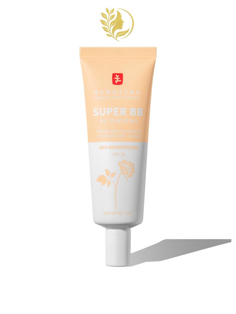 ERBORIAN SUPER BB CRÈME SOIN COUVRANTE SPF20 NUDE - 15 & 40 ML -