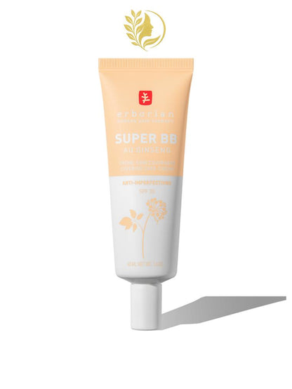 ERBORIAN SUPER BB CRÈME SOIN COUVRANTE SPF20 NUDE - 15 & 40 ML -