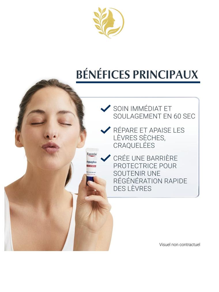 EUCERIN AQUAPHOR RÉPARATEUR LÈVRES SOS - 10 ML -
