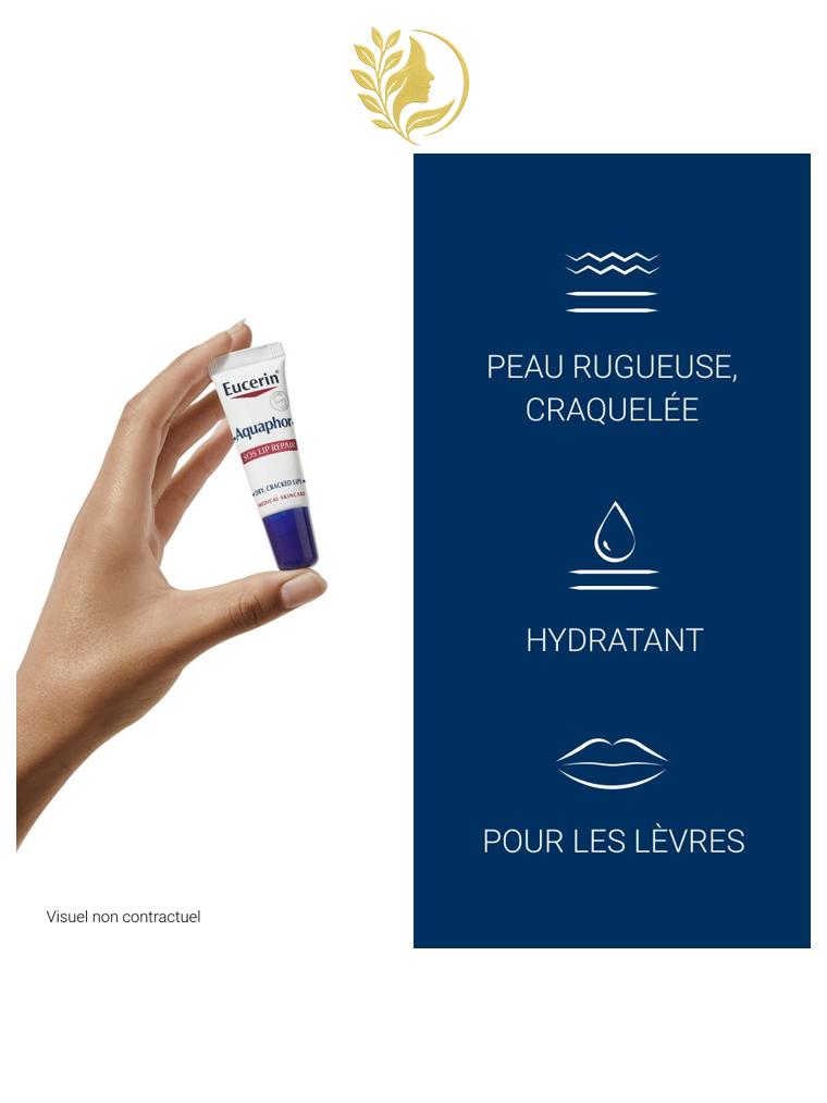EUCERIN AQUAPHOR RÉPARATEUR LÈVRES SOS - 10 ML -