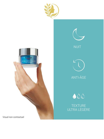 EUCERIN HYALURON-FILLER + 3X EFFECT SOIN DE NUIT BOOSTER D'HYDRATATION - 50 ML -