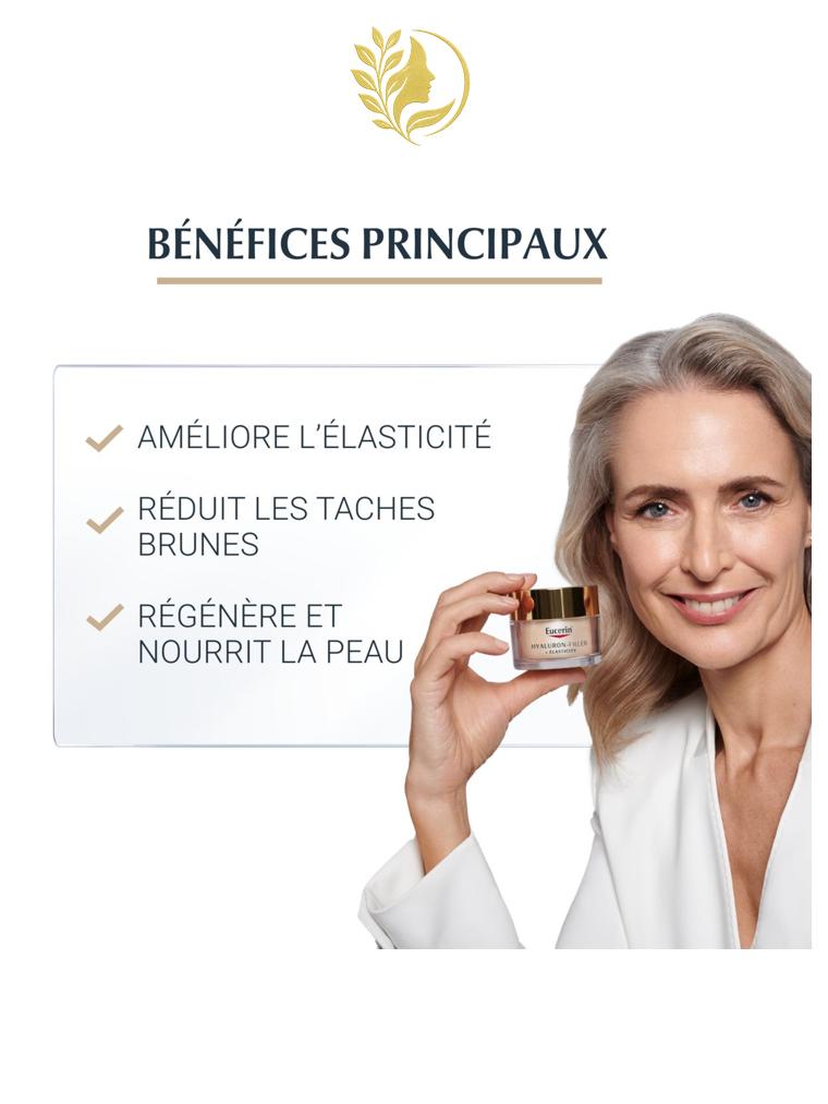 EUCERIN HYALURON-FILLER + ELASTICITY SOIN DE NUIT - 50 ML -