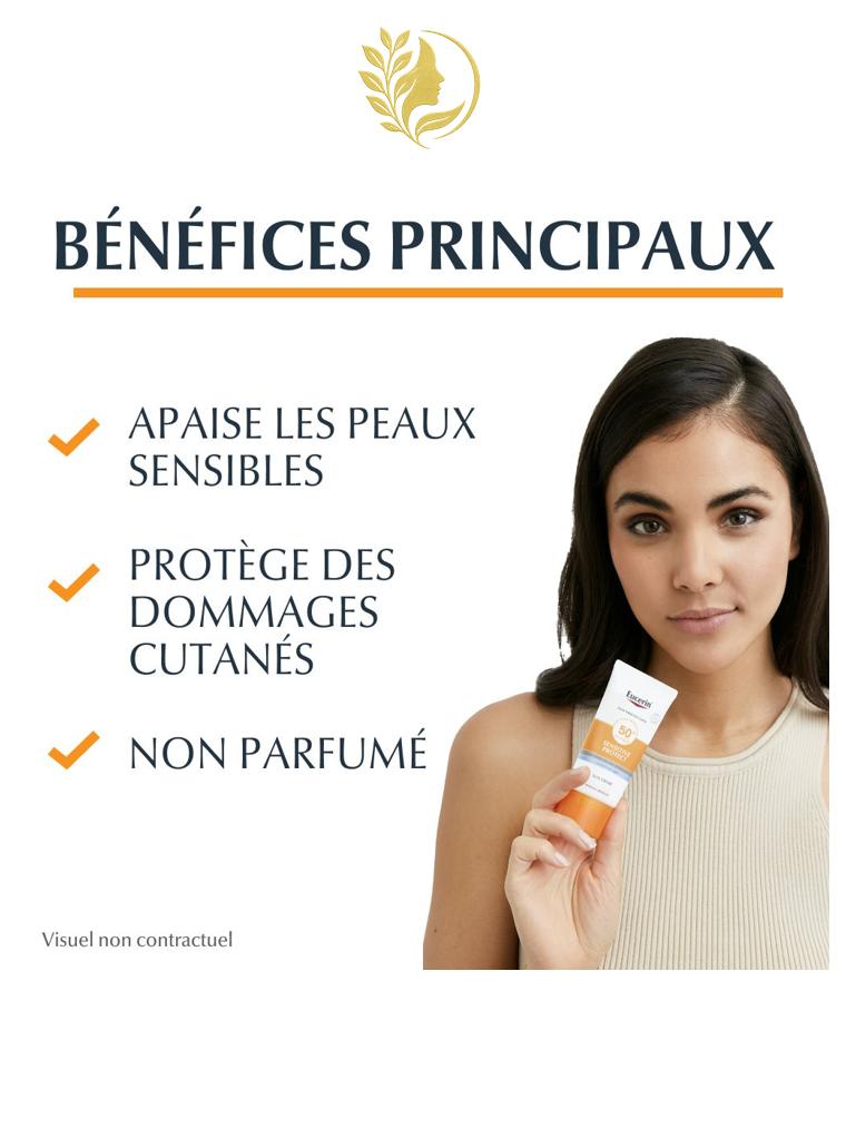EUCERIN SUN PROTECTION SENSITIVE PROTECT CRÈME SPF 50+ - 50ML -