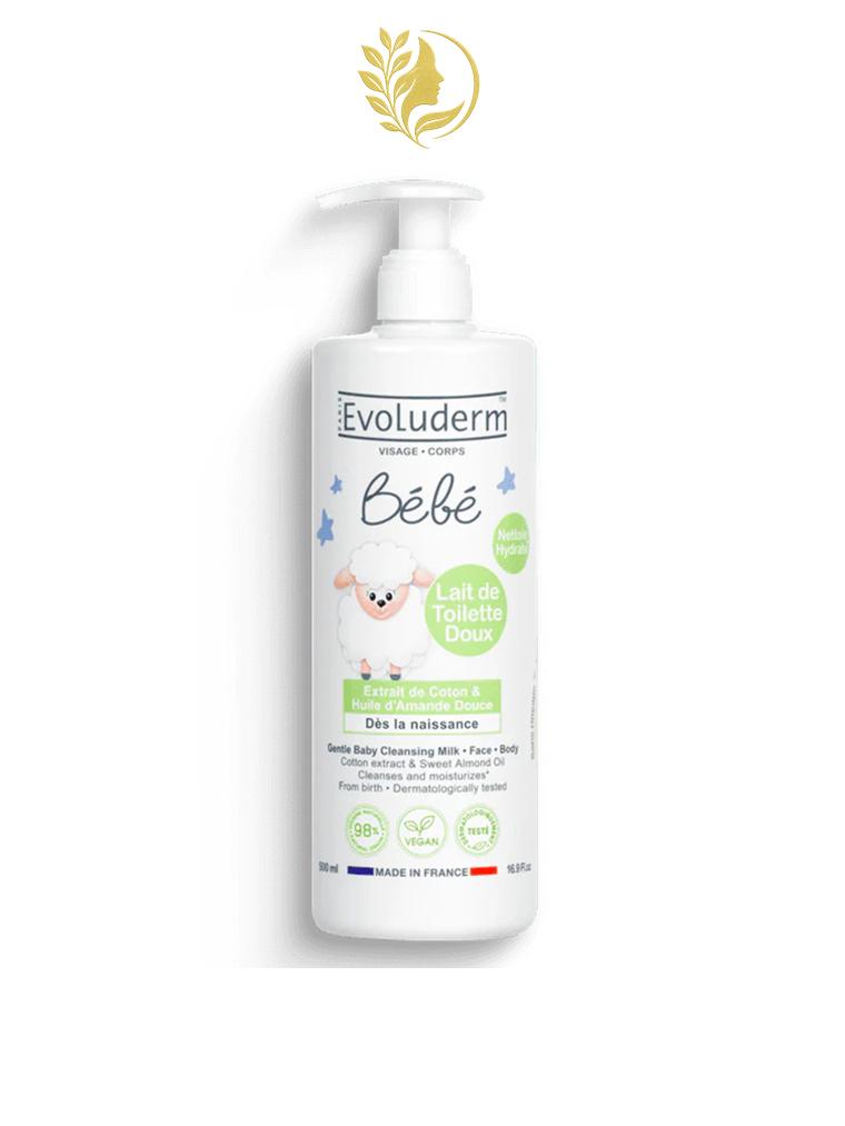 EVOLUDERM BEBE LAIT DE TOILETTE DOUX 500ML