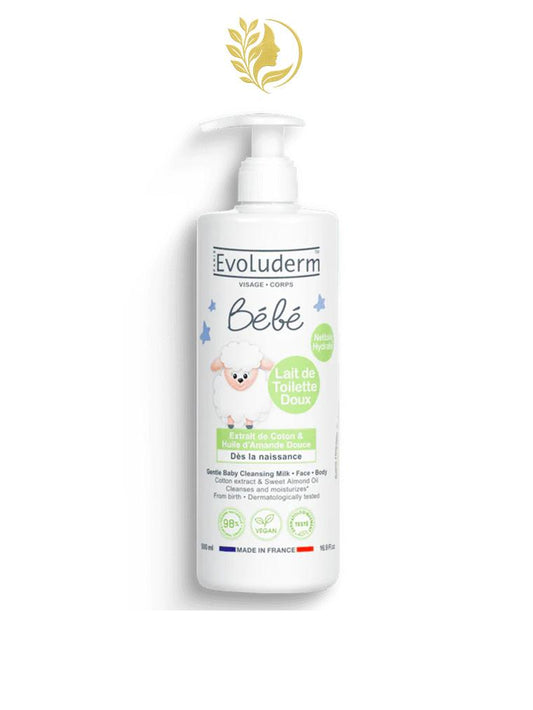 EVOLUDERM BEBE LAIT DE TOILETTE DOUX 500ML