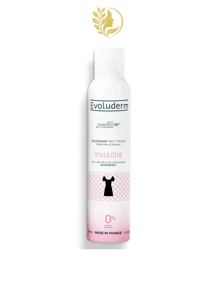 EVOLUDERM DEODORANT ANTI TRANSPIRANT 48H INVISIBLE 200ML