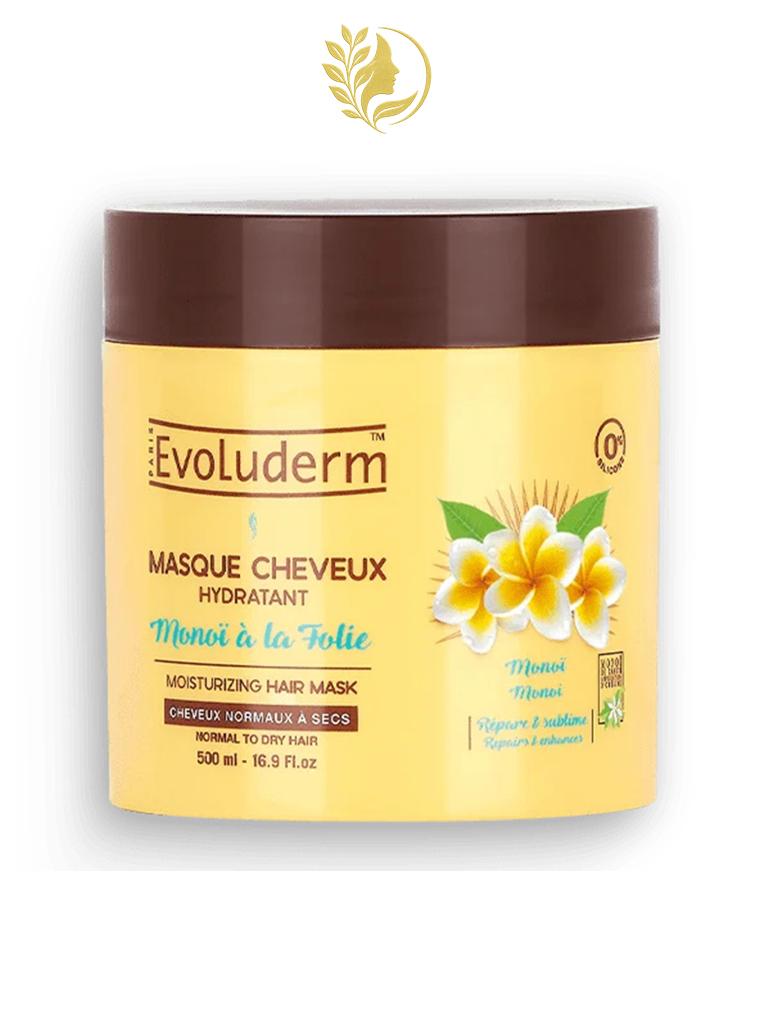 EVOLUDERM MASQUE CHEVEUX HYDRATANT MONOI A LA FOLIE 500 ML
