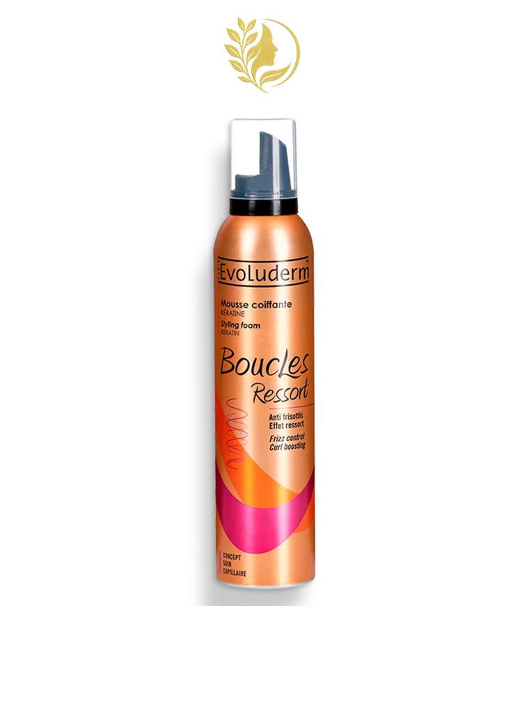 EVOLUDERM MOUSSE COIFFANTE BOUCLES RESSORT 250 ML