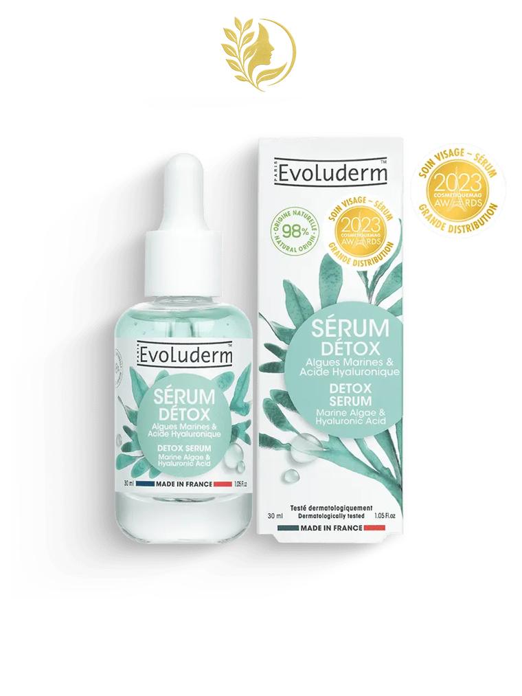 EVOLUDERM SERUM DETOX ALGUES MARINES ET ACIDE HYALURONIQUE 30 ML
