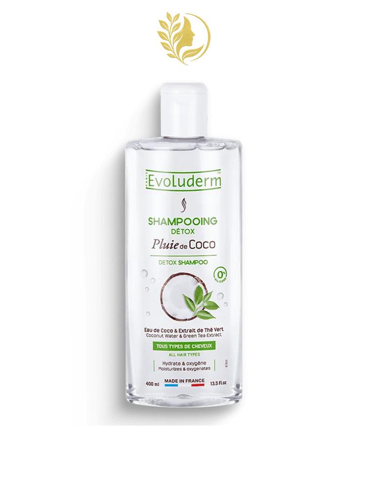 EVOLUDERM SHAMPOOING DETOX PLUIE DE COCO 400 ML