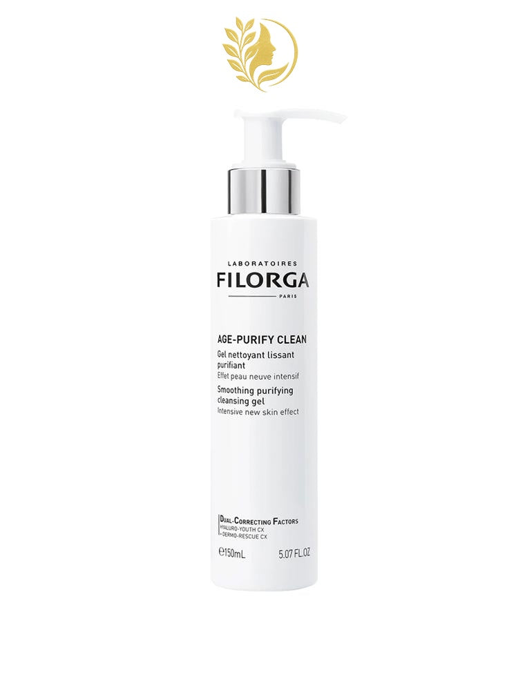 FILORGA AGE-PURIFY CLEAN GEL NETTOYANT VISAGE LISSANT PURIFIANT EFFET PEAU NEUVE INTENSIF - 150 ML -