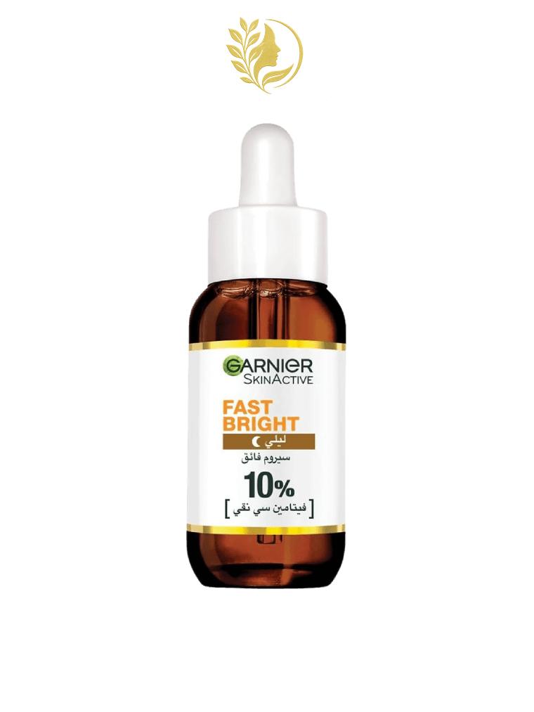 GARNIER FAST BRIGHT SÉRUM DE NUIT 10% PURE VITAMINE C - 30 ML -